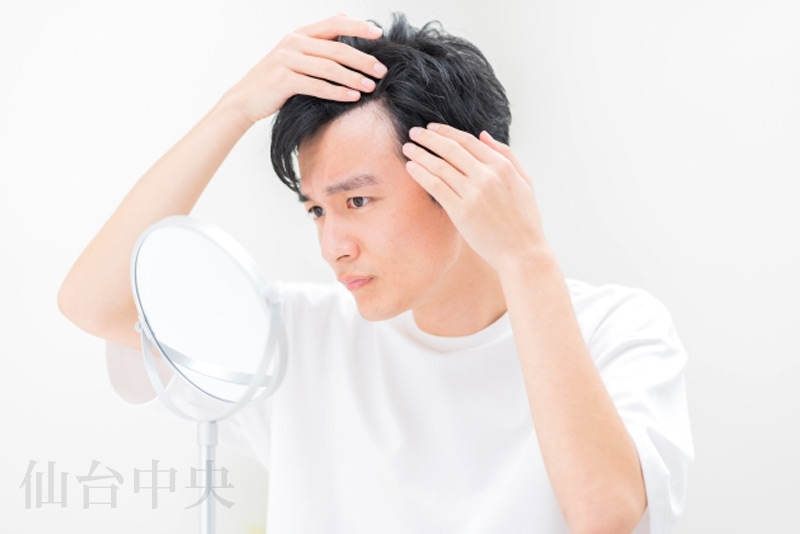 薄毛の進行を気にする薄毛に成り易いタイプの男性